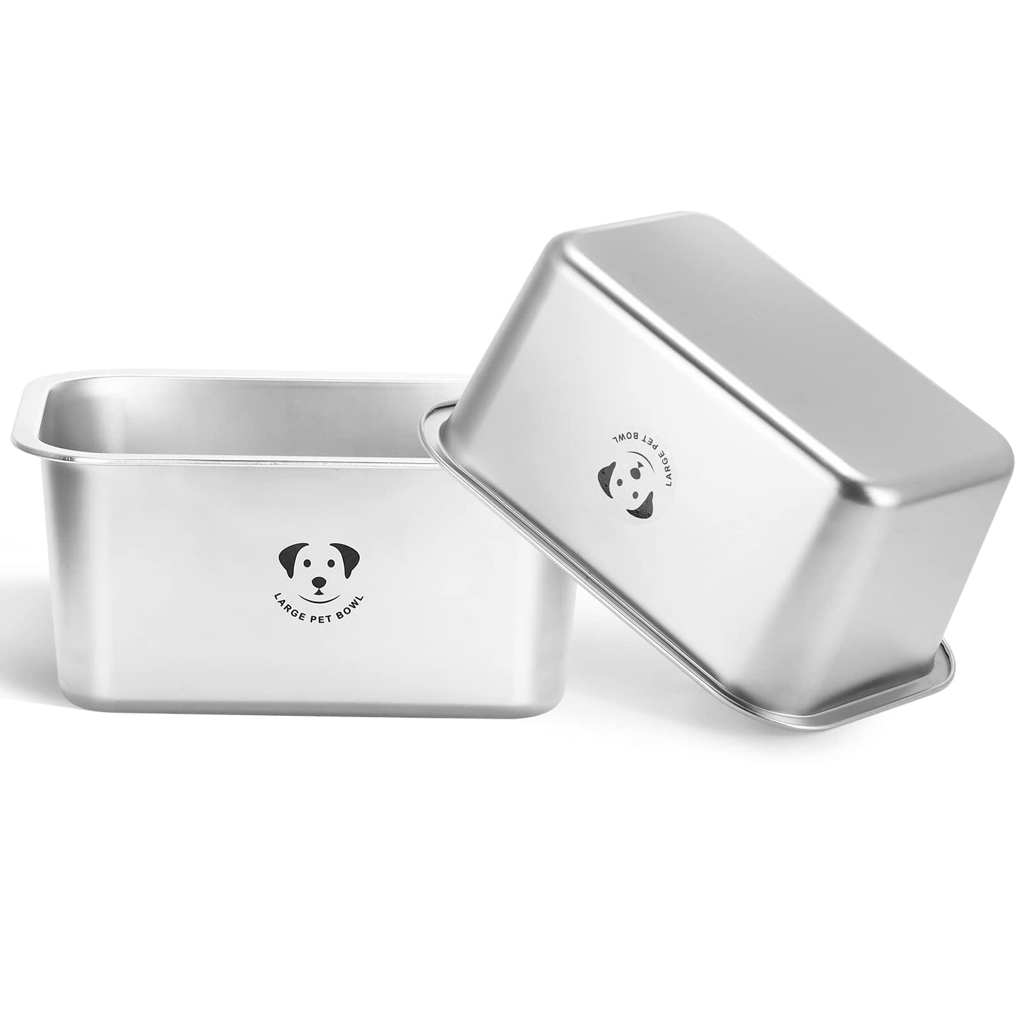 GIXSEGIE Stainless Steel Dog Bowls for Dogs
