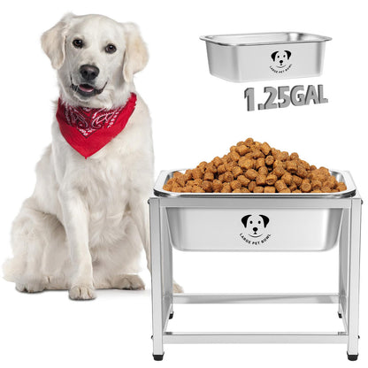 GIXSEGIE Stainless Steel Dog Bowls for Dogs
