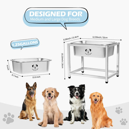 GIXSEGIE Stainless Steel Dog Bowls for Dogs